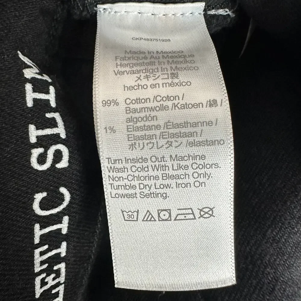 Madewell Athletic Slim Jeans Mens Tapered Stretch Denim Black Mid Rise 31/32 NWT